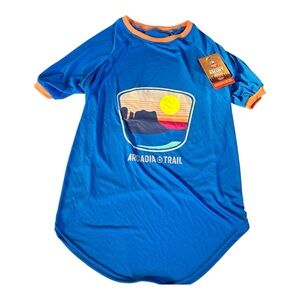 New Arcadia Trail Blue Mountains high visibility dog shirt XXL